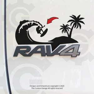 Lifestyle Vinyl Decals for 2019-2025 RAV4 Badge