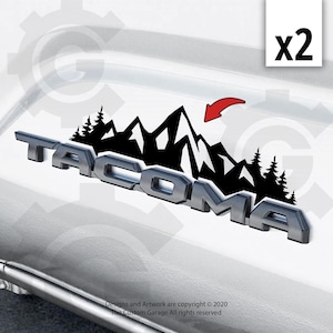Mountain Decal for 2024 - 2025 Tacoma SR5 Offroad sport Doors