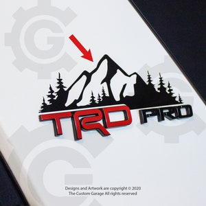 San Juan Mountain Vinyl Decal Design for 2015-2024 4Runner Pro