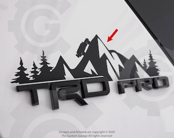 Mountain Decals for 2015-2024 4Runner Pro
