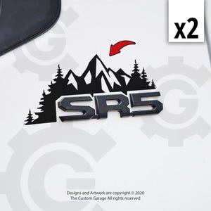 Mountain Decal for 2024 - 2025 Tacoma SR5 Pillar badge Offroad sport