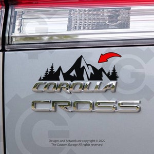 Mountain Decals for 2022-2025 Corolla Cross