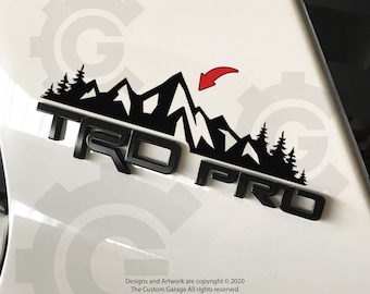 Stickers montagne pour badge 4Runner Pro 2015-2024