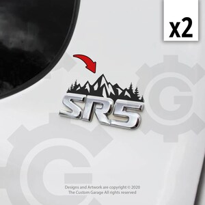 Mountain Decals for 1999-2006 Tundra SR5 Pillar Badge