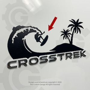 Beach Decal for Crosstrek 2024 - 2025