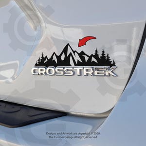 Mountain Decals for 2024 - 2025 Crosstrek