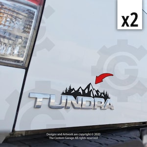 Mountain Decals for 2007-2013 Tundra Door Badge