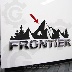 High Quality Mountain + Tree Adventure Vinyl Decal