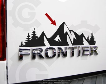 Mountain Oudoor Adventure Camping Vinyl Decal - Custom sizing