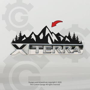 Mountain Decal for 2005-2015 Xterra Rear Badge