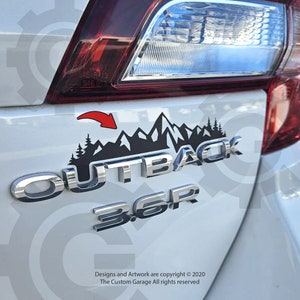 Mountain Decal for 2015-2019 Outback
