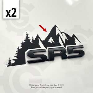 High Quality Mountain Vinyl Decals for 2022-2025 Tundra SR5