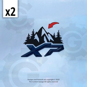Mountain Vinyl Decals for 2019-2023 4Runner XP