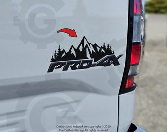 Mountain Decal for 2022-2025 Frontier Tailgate Badge