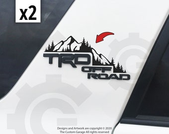 Mountains Vinyl Decals for 2015-2024 4Runner Off Road