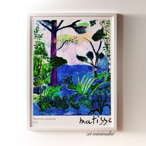 Matisse Landscape, Matisse Wall Art, Pdf, Collioure, Poster Print Digital, Instant Download, Henri Matisse Signed, Printable, Gallery Set Of