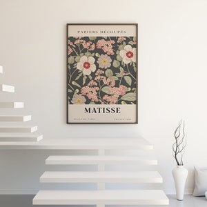 Flower Market Print Matisse, Flower Market,Matisse, Matisse Wall Art, Henri Matisse Papiers Decoupes,Digital Download, Exhibition Poster image 4
