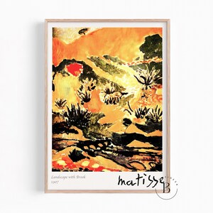 Henri Matisse, Matisse Druck, herunterladbares Poster, Matisse Ausstellung, druckbare Wandkunst, Galerie-Wanddekor, Geschenk für Kunstliebhaber, moderne Wandkunst