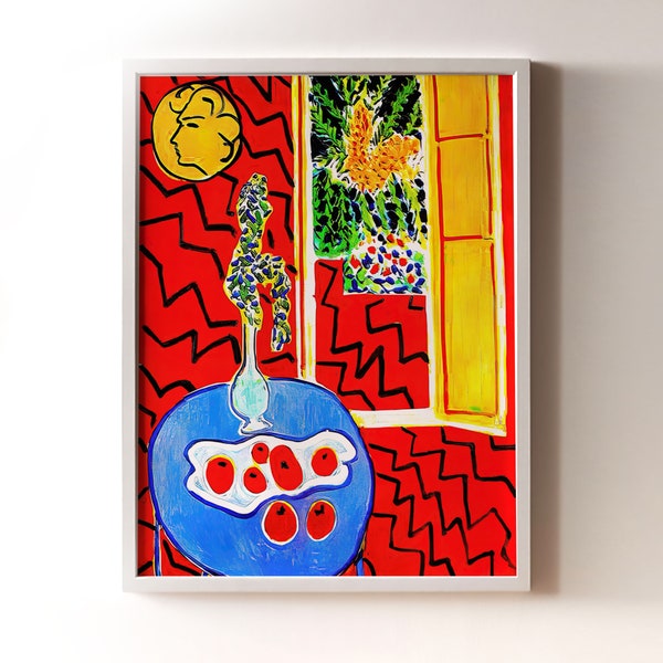 Henri Matisse | Red Interior, Still Life on a Blue Table