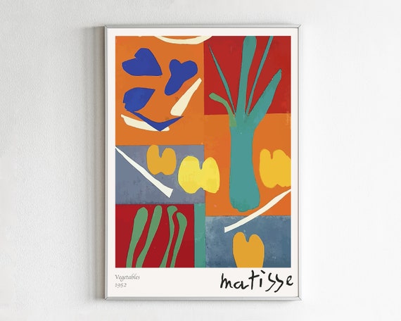 Matisse Poster Vegetables 1952 Matisse Wall Art Matisse Art - Etsy