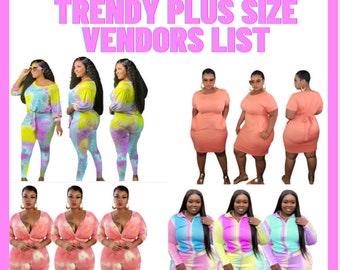 trendy plus size clothing vendors