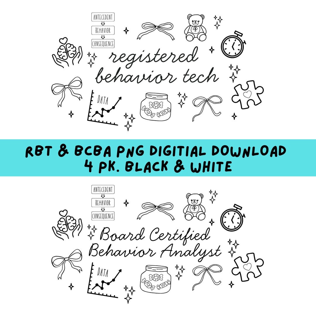 RBT BCBA Shirt Design: Registered Behavior Technician (PNG Download) - Etsy