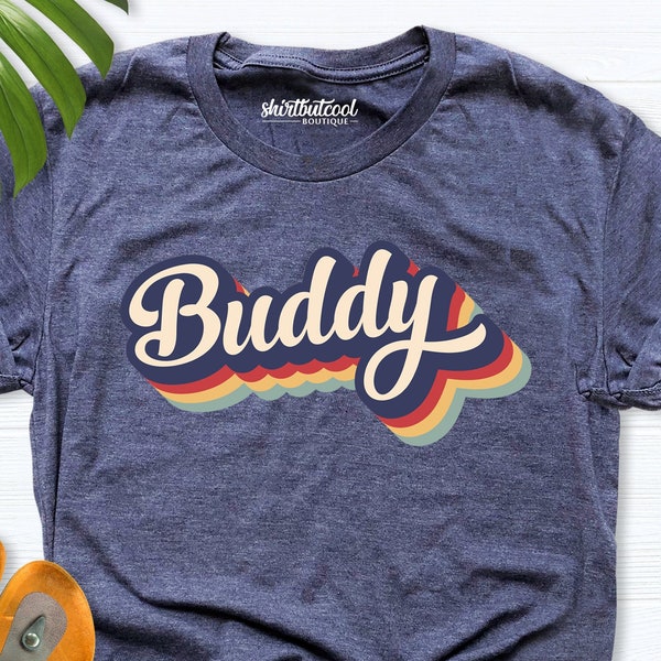 Buddy shirt, gift for buddy, sibling outfit, friendship day shirt, Matching shirt, best friend shirts, brother T-shirt, kids birthday party
