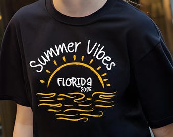 Camisetas de verano personalizadas para vacaciones familiares, camisetas grupales de vacaciones de verano, camisetas de vacaciones tropicales, camisetas de vacaciones en la playa, camisetas de vacaciones para niñas 2026