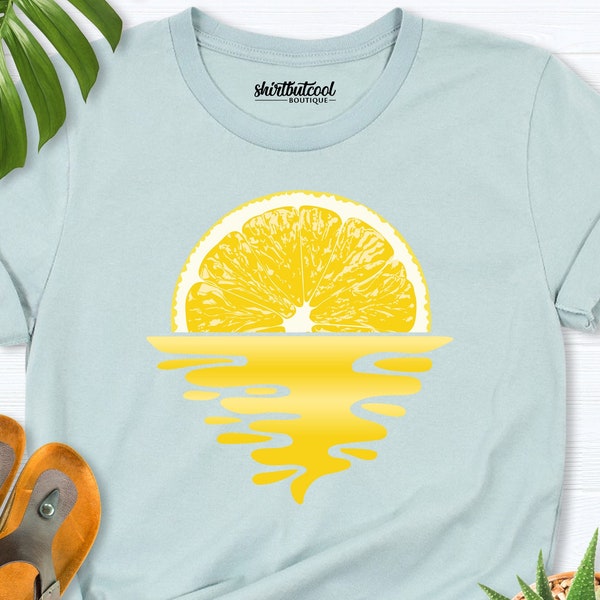 Lemon Shirt, Summer Vacation Shirt, Fruit shirt, Lemon gift, Summer Shirt, fruit beach shirt, Lemon shirt women, lemon sunshine shirt