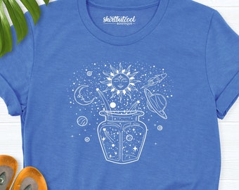 space shirt women, Star Galaxy Shirt, Astronomy T-Shirt, sun shirt, moon shirt, galaxy shirt, Space Lover Gift, Space Shirt, Milky Way shirt