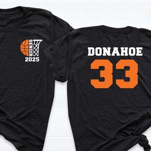 2026 Senior Basketball Shirt, Basketball Senior Night shirt,Custom Basketball player Name Number Shirt, Basketball tees, Basketball team tee