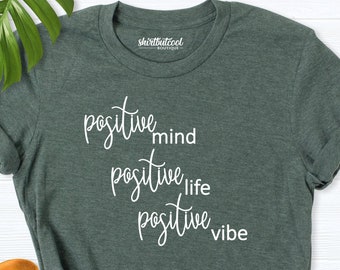 Saying Shirt women, Positive Life Shirt, Positive Vibes Shirt, good fine  Shirt, Inspirational tee, Yoga Shirt,Mental Health Shirt, Gift her