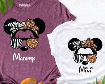 Disney mommy and me outfit, Disney Mama mini matching shirt, Minnie Mouse shirt,Disney mom and girl baby shirt, Minnie Mama And Daughter tee