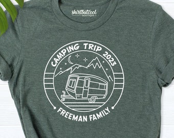 Camping trip 2026 shirt, Custom Family Camp Shirt, Family camping shirt, Camp Crew Shirt, camping vacation, camping trip shirt, camper teess