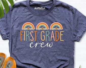 1st Grade Teacher Shirt, first Grade Crew Shirt, Back to School shirt, 1st grade squad shirt, first Grade teacher Shirt, First Day of School