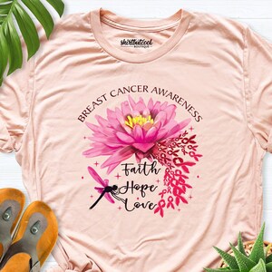 Cancer Support Shirt, Breast Cancer Awareness Shirt, Cancer Awareness Shirt, cancer shirt women, Breast Cancer tees, Cancer Warrior shirt