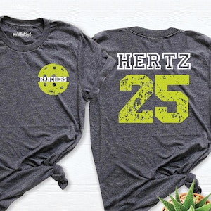 Pickleball Tshirt Women, Custom Pickleball shirt, Pickleball team name number shirt, Pickleball club shirt, Pickleball Player Game Day shirt