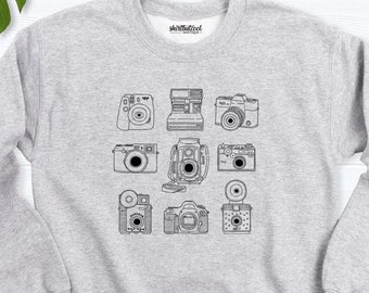 Camera Sweatshirt, Photography shirt, Photographer Sweatshirt, Photographer gift, Funny Camera Tshirt, Photographer hoodie, Camera Lover tee