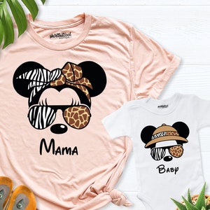 Disney Mama mini shirt, Mama Son shirt, Minnie mickey Mouse shirt, mommy and me outfit, Disney mom and baby matching shirt, mom daughter tee