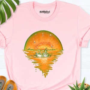 Mango Shirt, Mango sunset summer shirt, Tropical Fruit tshirt, Mango Lover Shirt, Aesthetic Fruit Shirt, Cottagecore Shirt, Foodie Mango Tee