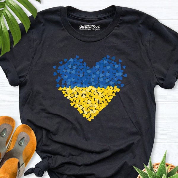 Ukraine Flag Shirt, Ukraine shirt Heart, Peace In Ukraine Shirt, Stop War Tshirt, no to war, Ukraine tee women, Protest Shirt, Peace Ukraine