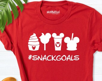Disney Snacks Shirt, Disney shirt, Snack Goals Disney Shirt, Disney vacation shirt, women Disney shirt, Disneyland shirt, Disney tees Shirt