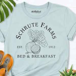 Schrute Farms Bed and Breakfast est 1982 Shirt, Farm Shirt, Schrute Farms T-shirt, The office shirt,  Bed and Breakfast shirt, TV Show Shirt