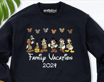Animal Kingdom Family Vacation 2026, Disney Wild Sweatshirt, Disney Safari Sweatshirt, Disney Hoodie, Animal Kingdom Family Matching outfits