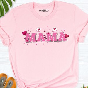 Mama Valentine heart shirt, Mama Valentines Day Shirt, Pink mama shirt, mama love shirt, Valentines Mom Gift shirt, Valentines Day Mama Tee