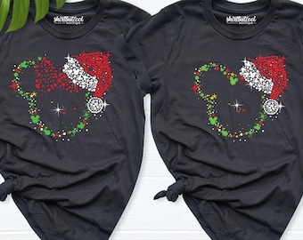 Mickey Minnie Christmas shirt, Disney Christmas party shirt, disney christmas family shirt, Disney Christmas couple shirt,Christmas vacation