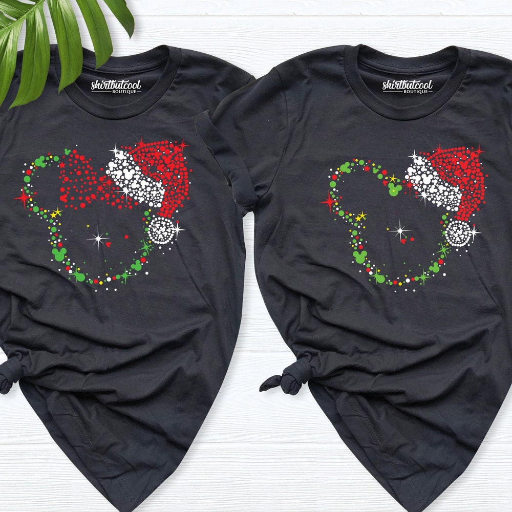 Christmas Family Tee Mickey Minnie Christmas Shirt, Disney Christmas Party Shirt, Disney Christmas Family Shirt, Disney Christmas Couple Shirt,Christmas Vacation Christmas Disney Gifts For Day Shirtstylecentral