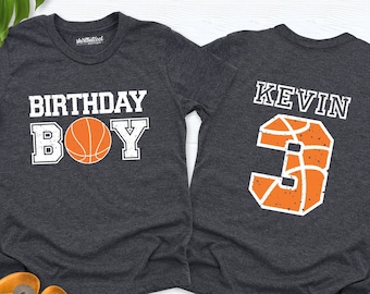 basketball birthday shirt boy, basketball birthday party tee, birthday boy basketball shirt, custom basketball birthday, sport birthday tees