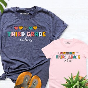 3rd Grade Shirt, Third Grade Teacher Shirt, Back to School shirt, First Day of School shirt, Teacher Team tee Shirt, hello third grade shirt
