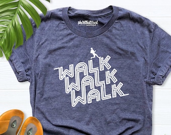 Chemise de marche, t-shirt de marche, chemise Walk More Worry Less, chemise d'extérieur, chemise nature, chemise de montagne, chemise de randonnée, chemise de marche plus